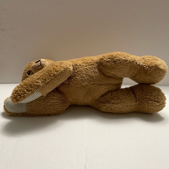 Steiff Sleep Well Bear Gray Tan Stripe GUC - Picture 8 of 9